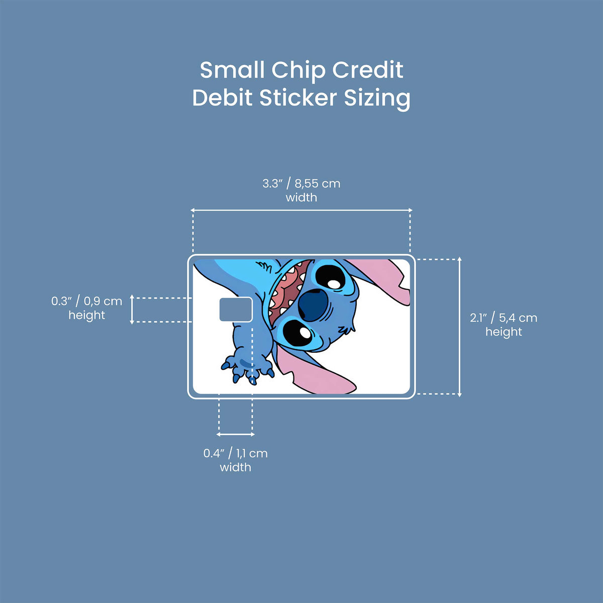 Stitch - Premium Vinyl Credit Card Skin Cover by Wonderwallsboutique