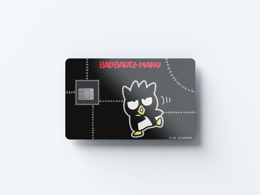 Watercolor stitched up design | credit card sticker | small chip | credit card skin for nursery and home wall decor.