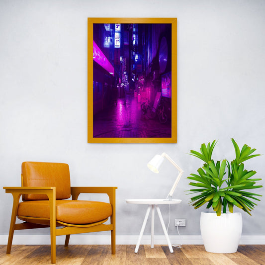 street tokyo japan Asian Style Poster | Wall Art for Home & Office | High-Quality Print - High-Quality Visual Display