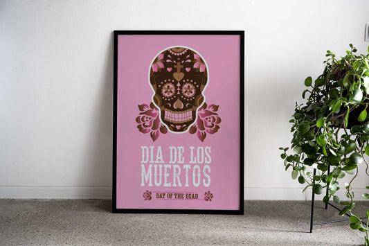 sugar of skull Asian Style Poster | Wall Art for Home & Office | High-Quality Print - High-Quality Visual Display