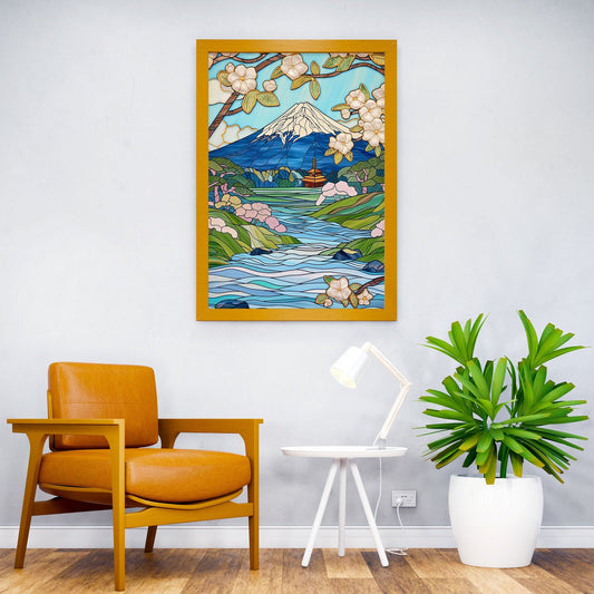 summer japan landscape Asian Style Poster | Wall Art for Home & Office | High-Quality Print - High-Quality Visual Display