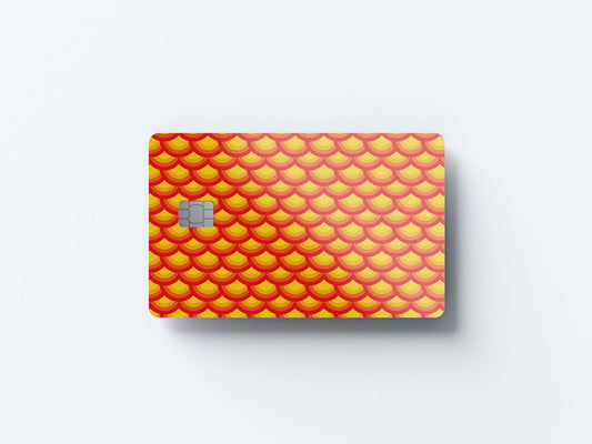 Watercolor sunset design | credit card sticker | small chip | credit card skin for nursery and home wall decor.
