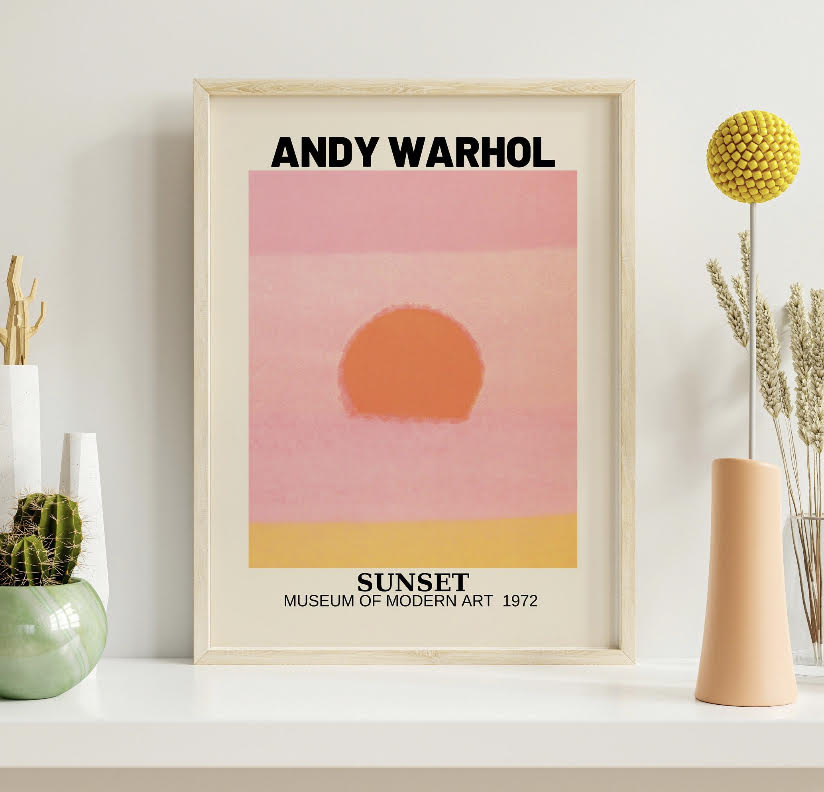 Gallery Wall Set: Andy Warhol & Picasso Pink Collection