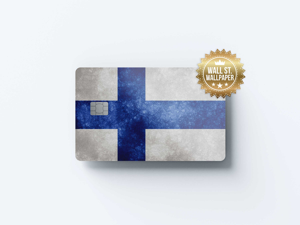 Suomi Finland - Premium Vinyl Credit Card Skin Cover by Wonderwallsboutique