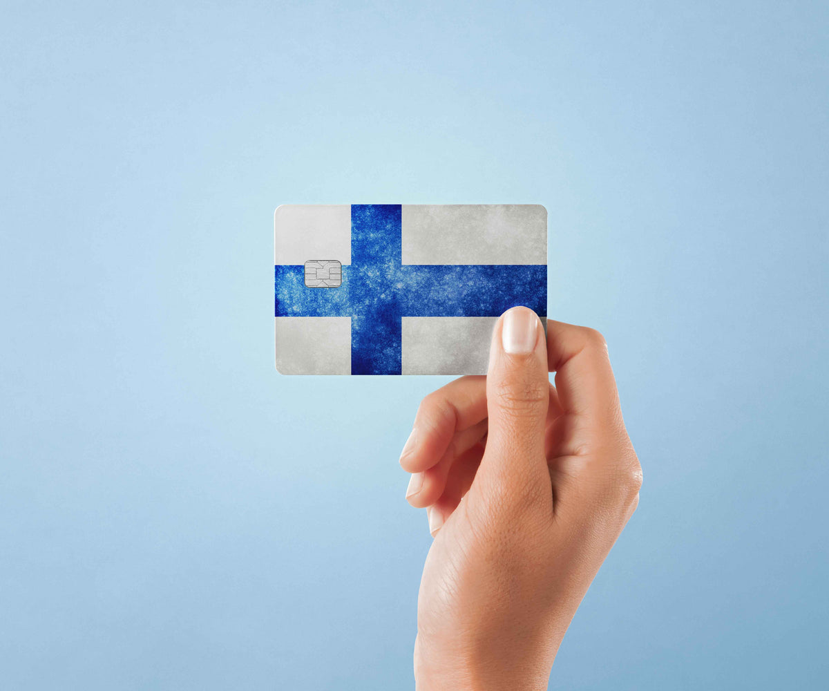 Suomi Finland - Premium Vinyl Credit Card Skin Cover by Wonderwallsboutique