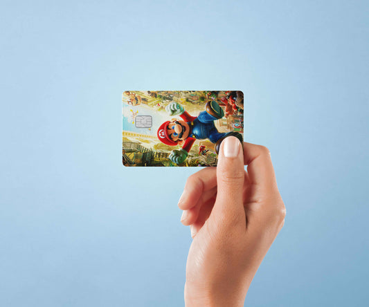 Super Mario - Premium Vinyl Credit Card Skin Cover by Wonderwallsboutique