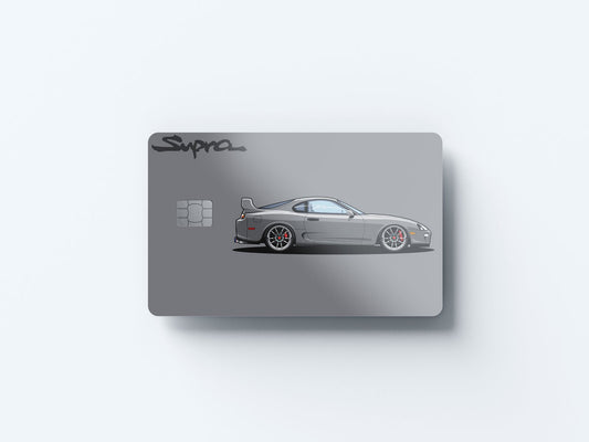 Watercolor supra design | credit card sticker | small chip | credit card skin for nursery and home wall decor.