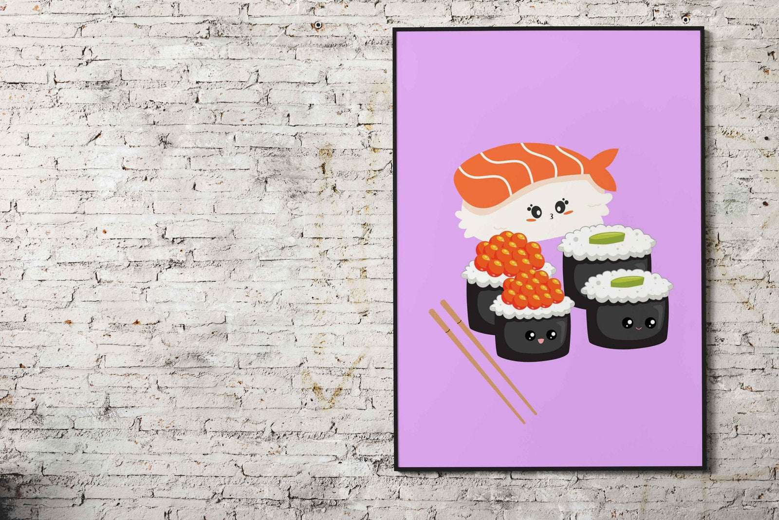 sushi lovers Asian Style Poster | Wall Art for Home & Office | High-Quality Print - High-Quality Visual Display