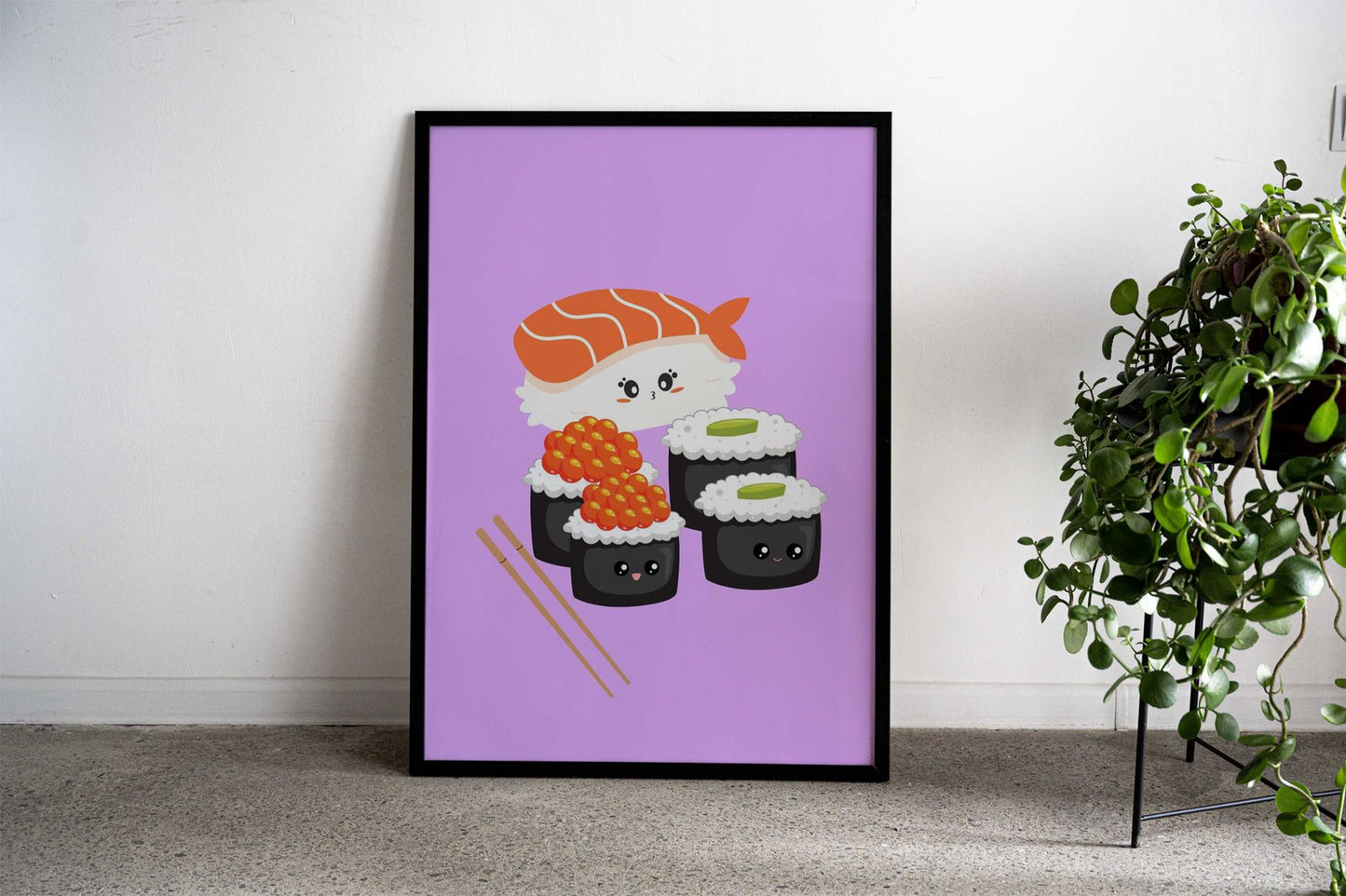 sushi lovers Asian Style Poster | Wall Art for Home & Office | High-Quality Print - High-Quality Visual Display