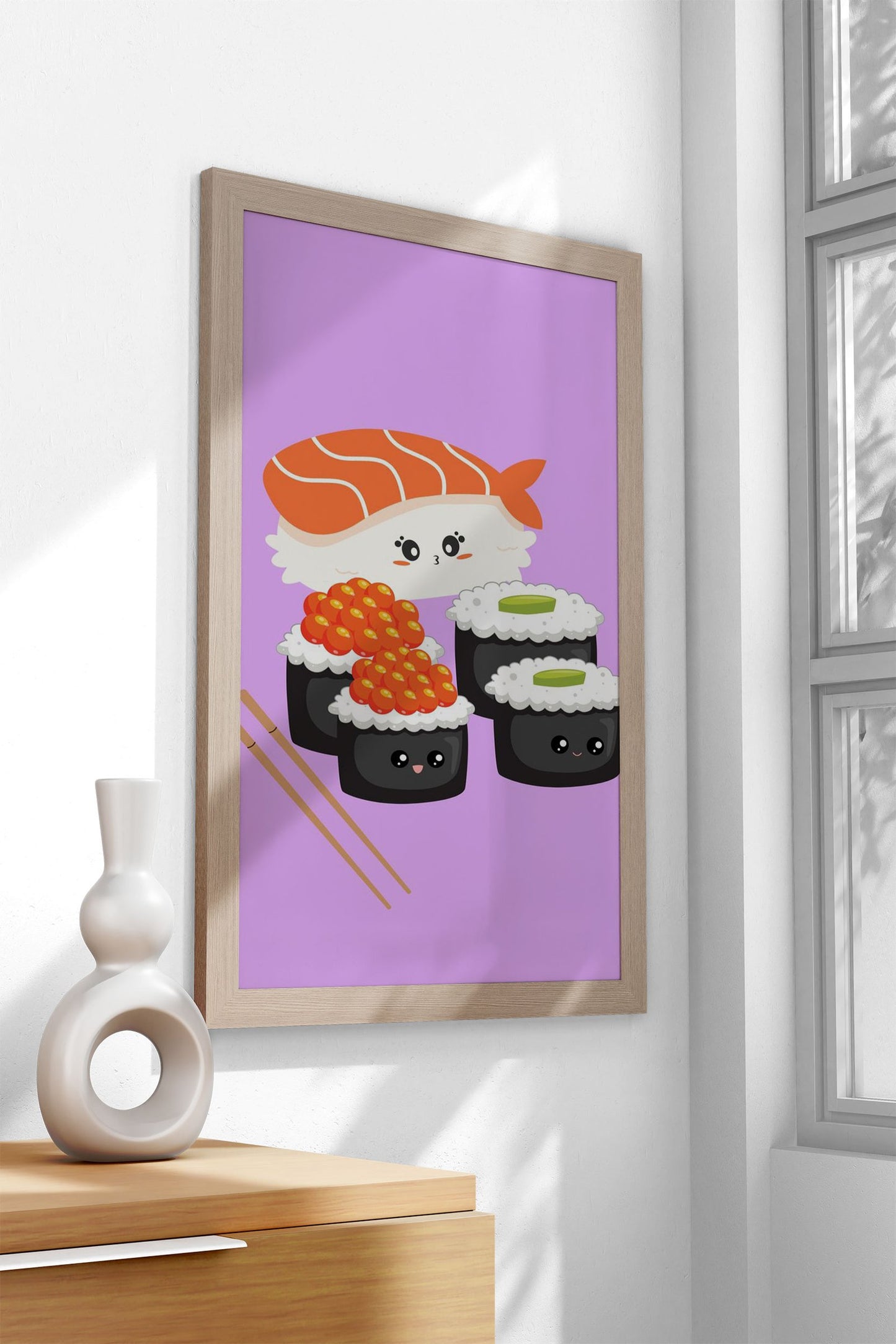 sushi lovers Asian Style Poster | Wall Art for Home & Office | High-Quality Print - High-Quality Visual Display