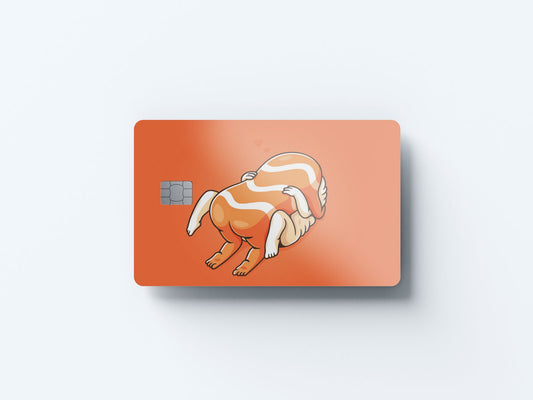Watercolor sushi porn design | credit card sticker | small chip | credit card skin for nursery and home wall decor.