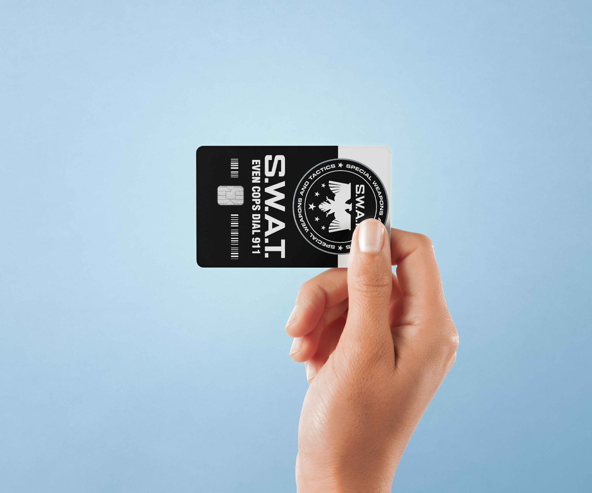 Swat A - Premium Vinyl Credit Card Skin Cover by Wonderwallsboutique