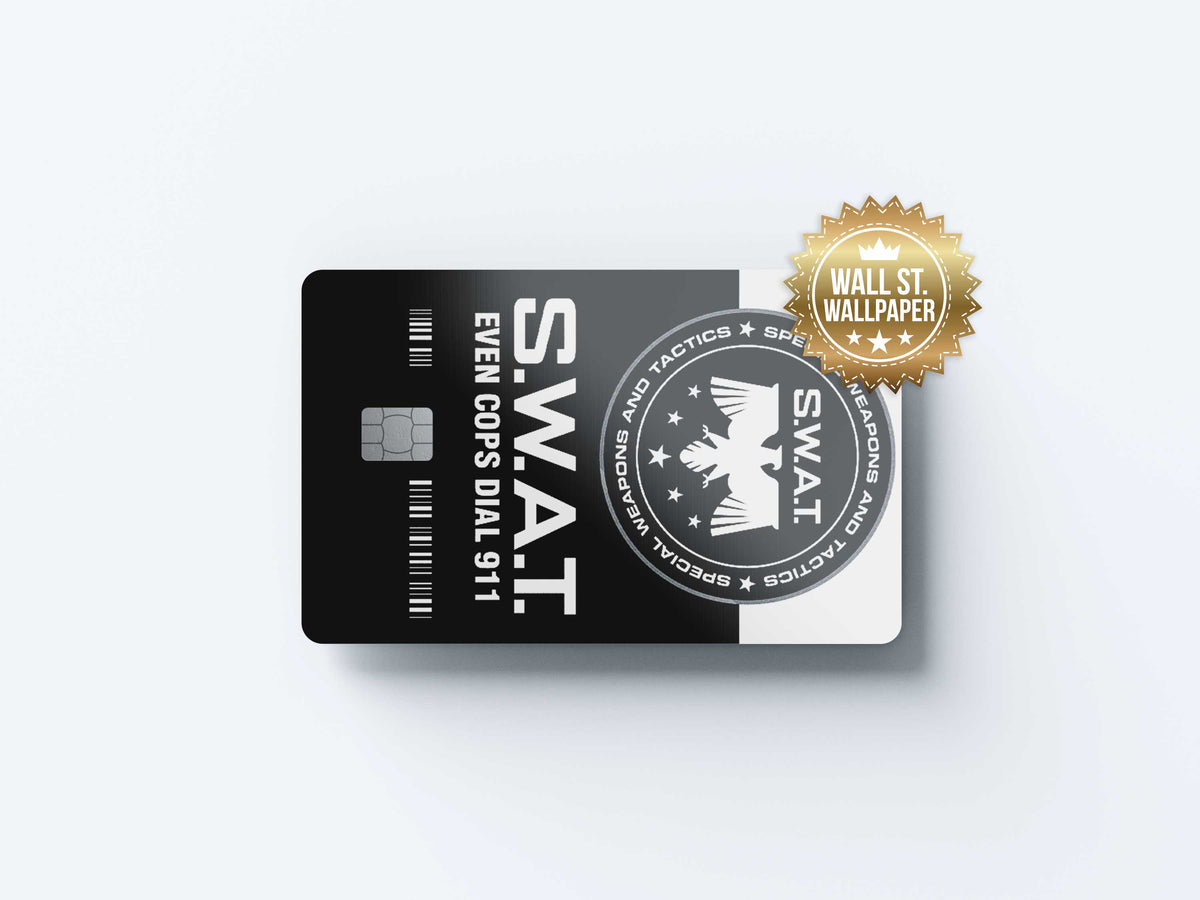 Swat A - Premium Vinyl Credit Card Skin Cover by Wonderwallsboutique