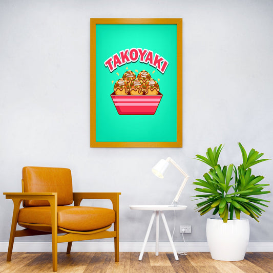 takoyaki Asian Style Poster | Wall Art for Home & Office | High-Quality Print - High-Quality Visual Display