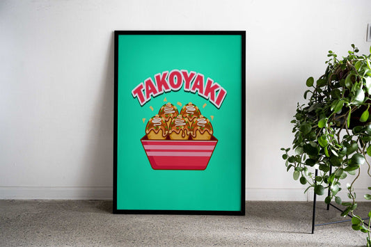 takoyaki Asian Style Poster | Wall Art for Home & Office | High-Quality Print - High-Quality Visual Display