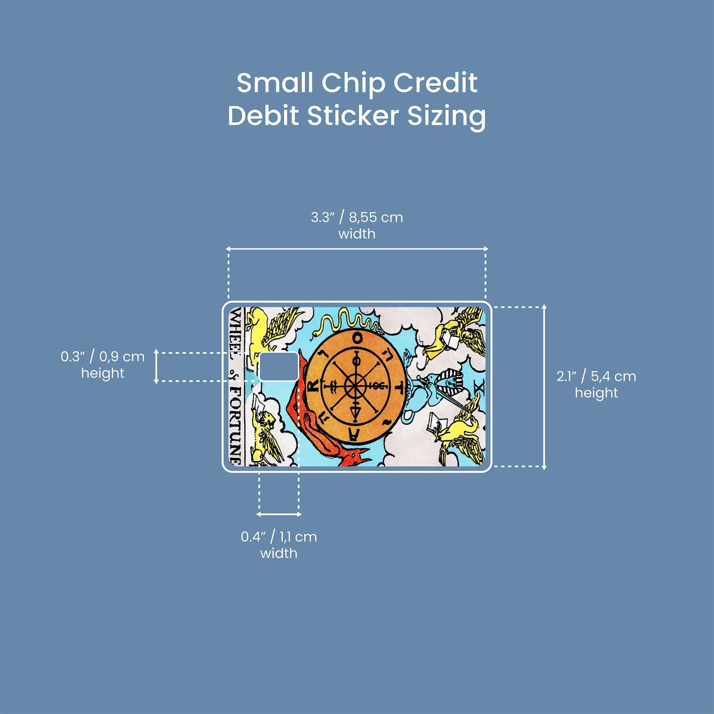 Tarot - Premium Vinyl Credit Card Skin Cover by Wonderwallsboutique