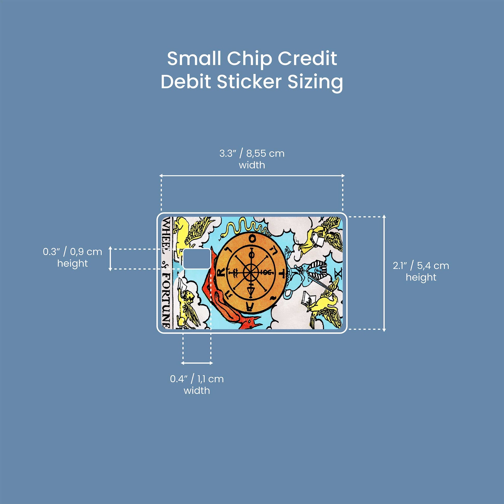 Tarot - Premium Vinyl Credit Card Skin Cover by Wonderwallsboutique