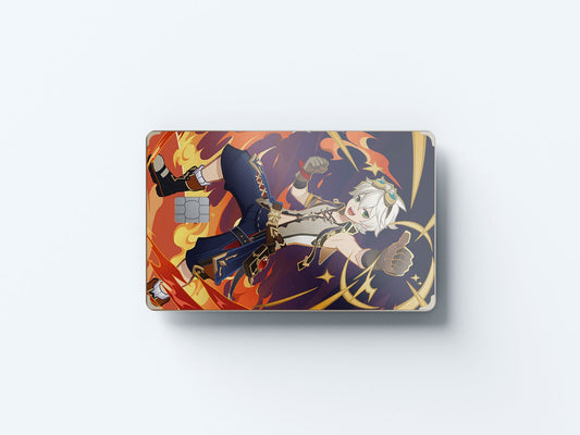 Watercolor tcg bennett design | credit card sticker | small chip | credit card skin for nursery and home wall decor.