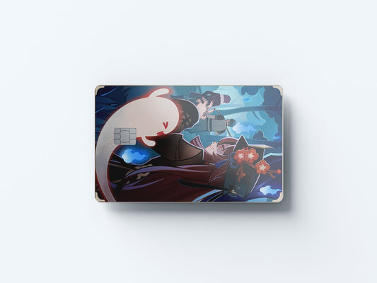 Watercolor tcg boo design | credit card sticker | small chip | credit card skin for nursery and home wall decor.