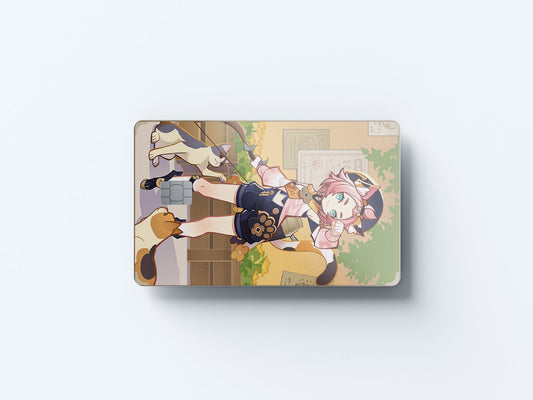 Watercolor tcg diona design | credit card sticker | small chip | credit card skin for nursery and home wall decor.