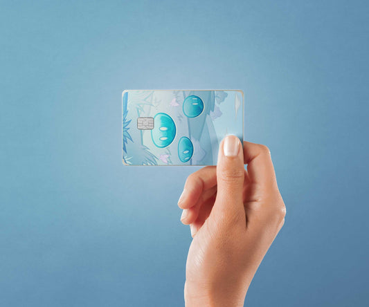 Watercolor tcg hydro slimes design | credit card sticker | small chip | credit card skin for nursery and home wall decor.