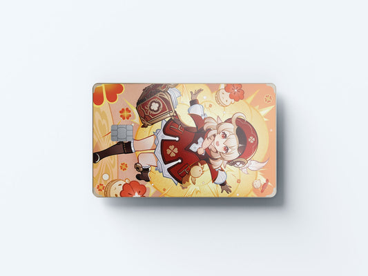 Watercolor tcg klee design | credit card sticker | small chip | credit card skin for nursery and home wall decor.