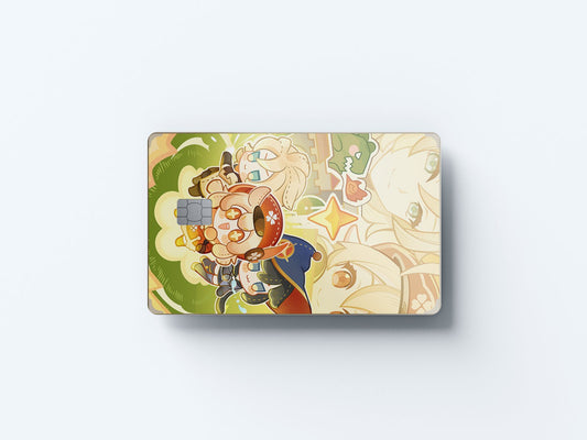 Watercolor tcg klee dolls design | credit card sticker | small chip | credit card skin for nursery and home wall decor.