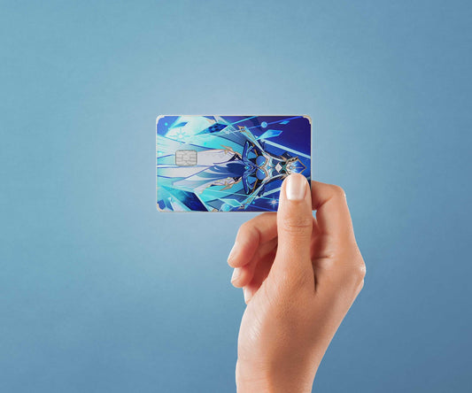 Watercolor tcg mirror maiden design | credit card sticker | small chip | credit card skin for nursery and home wall decor.