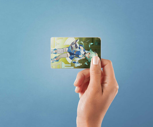 Watercolor tcg sucrose design | credit card sticker | small chip | credit card skin for nursery and home wall decor.