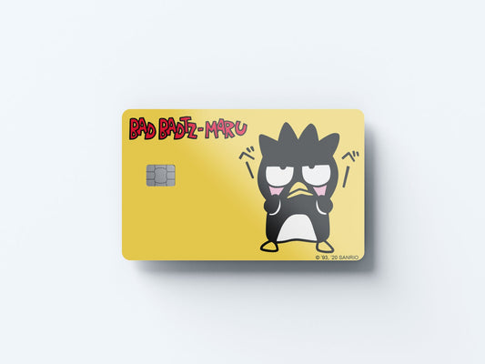 Watercolor teasing you design | credit card sticker | small chip | credit card skin for nursery and home wall decor.