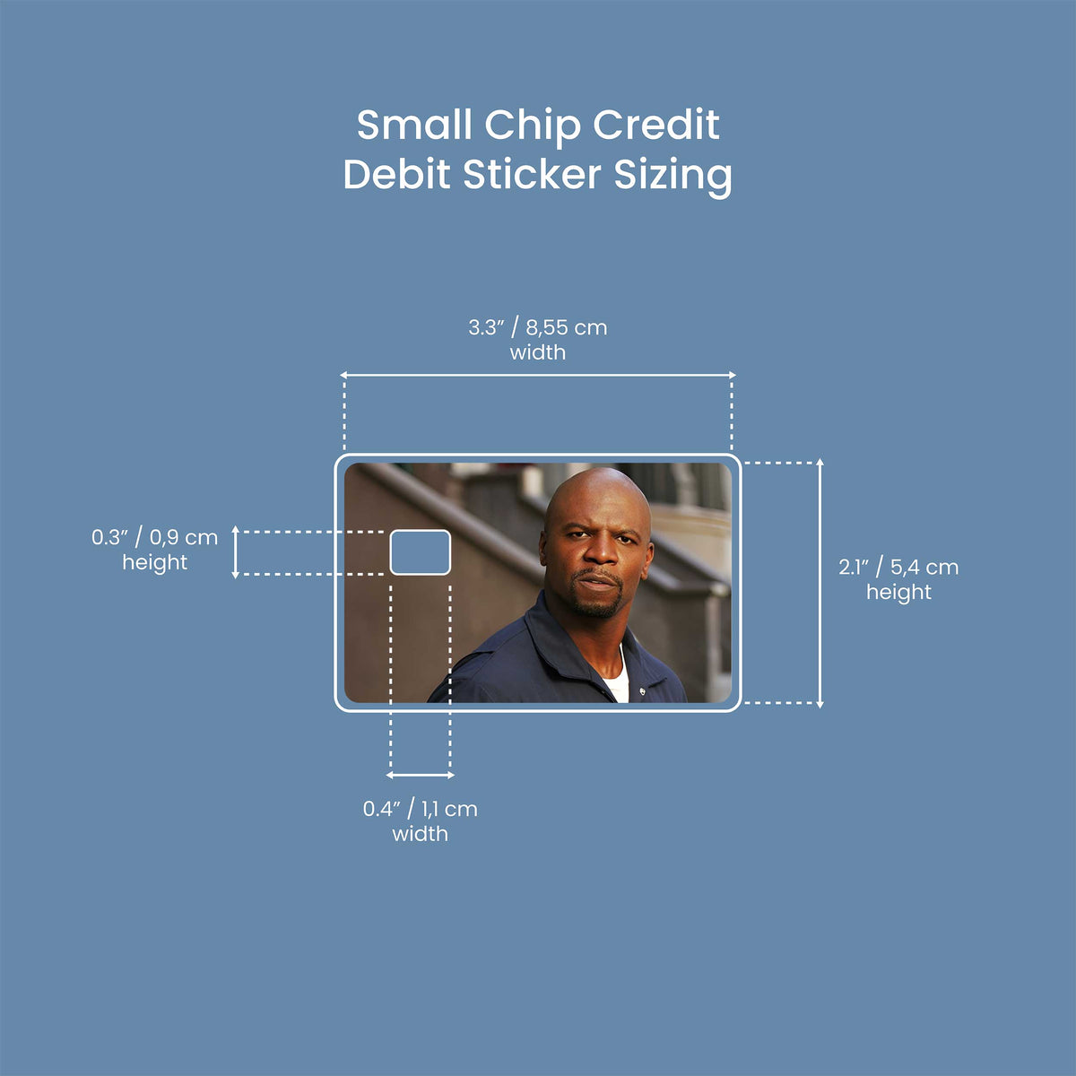 Terry - Premium Vinyl Credit Card Skin Cover by Wonderwallsboutique