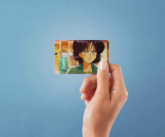 Watercolor thanks for playing with me design | credit card sticker | small chip | credit card skin for nursery and home wall decor.