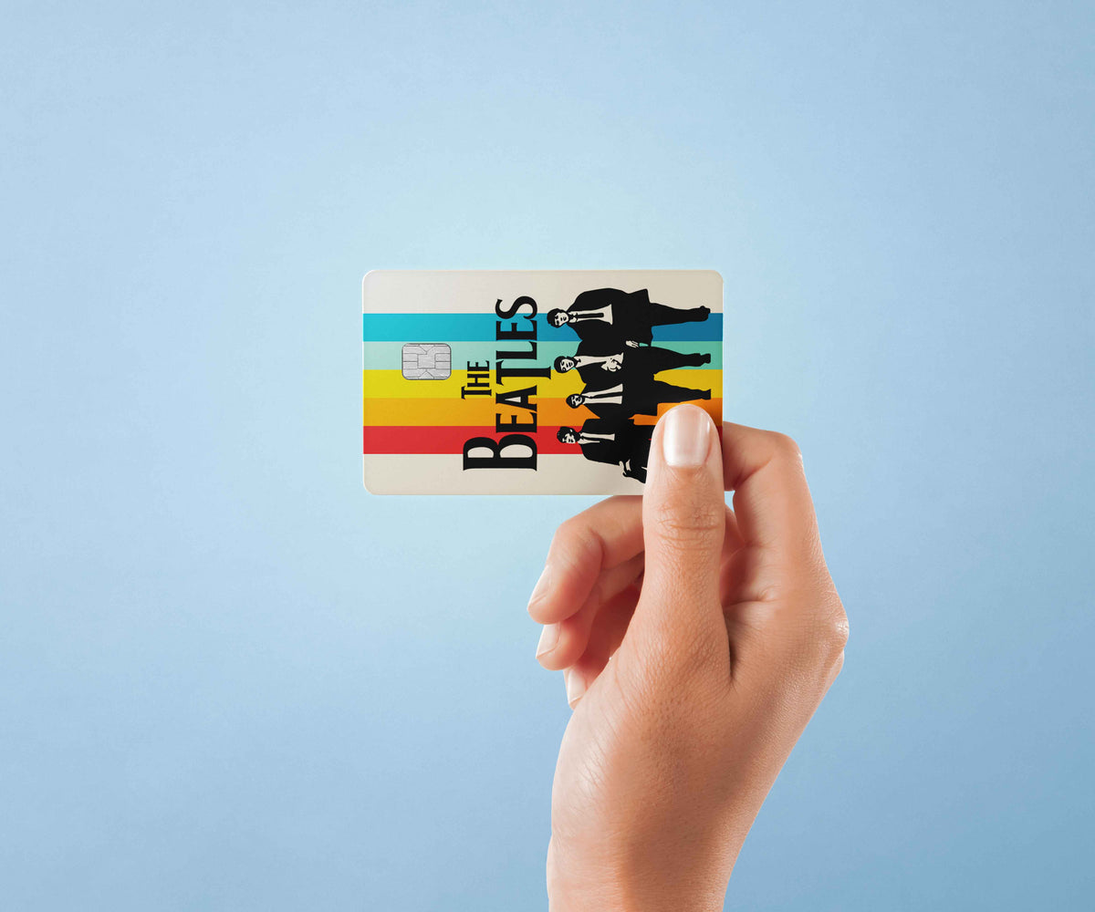 The Beatles - Premium Vinyl Credit Card Skin Cover by Wonderwallsboutique