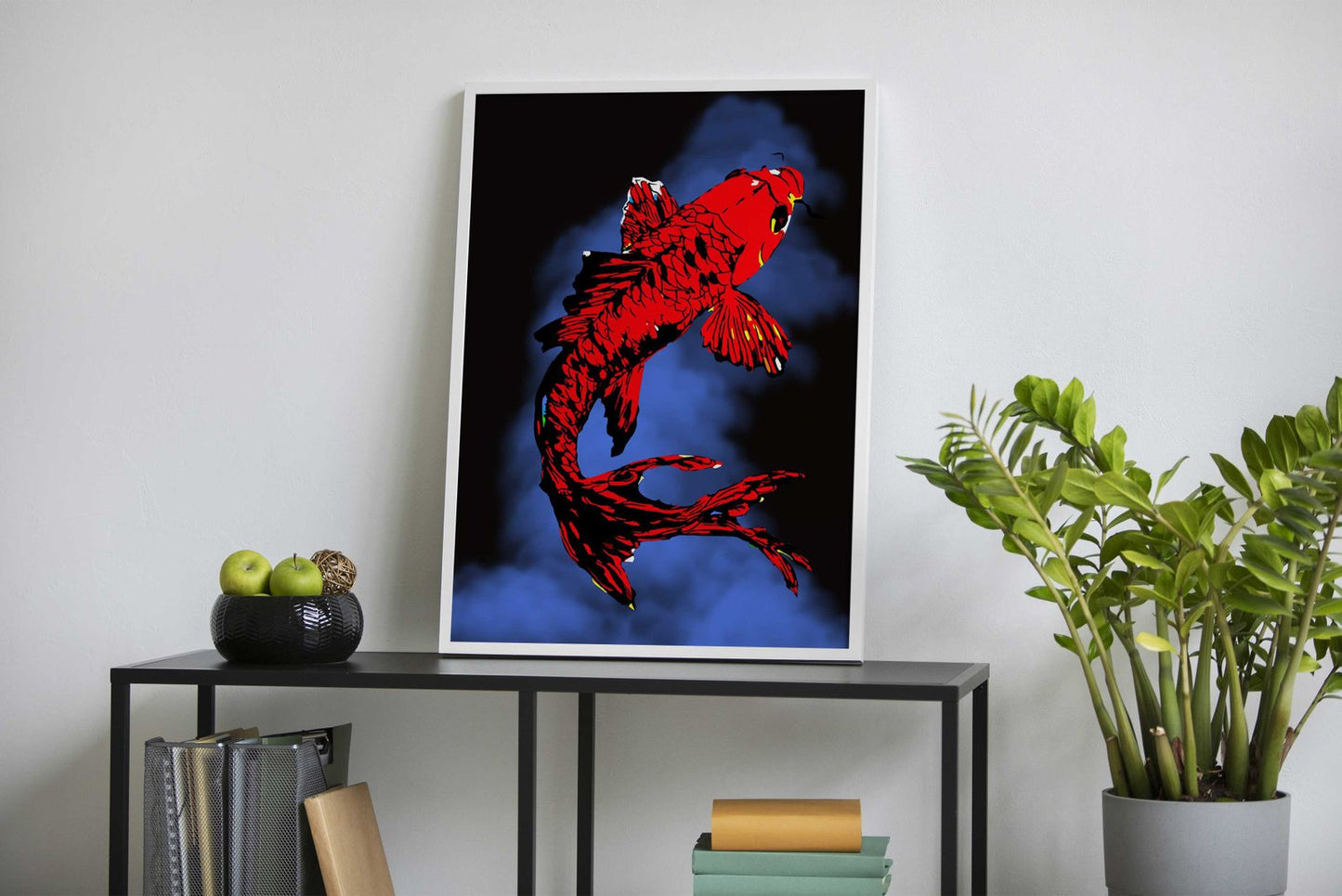the fish koi Asian Style Poster | Wall Art for Home & Office | High-Quality Print - High-Quality Visual Display