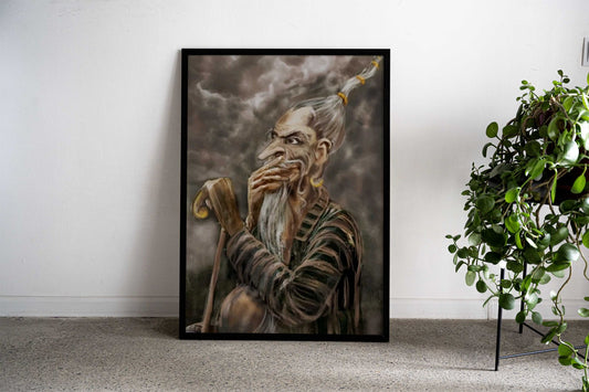 the oldman Asian Style Poster | Wall Art for Home & Office | High-Quality Print - High-Quality Visual Display