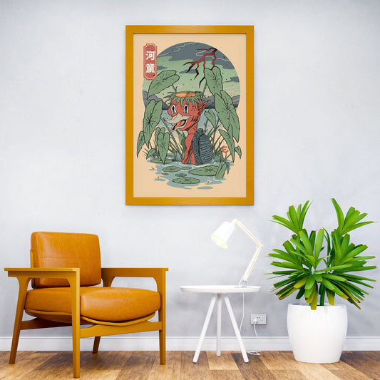 the tale of kappa yokai Asian Style Poster | Wall Art for Home & Office | High-Quality Print - High-Quality Visual Display