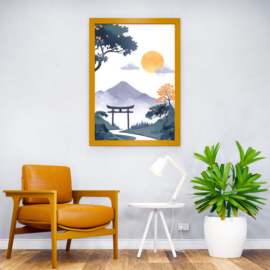 the winter of japan Asian Style Poster | Wall Art for Home & Office | High-Quality Print - High-Quality Visual Display