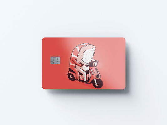 Watercolor the happy couple design | credit card sticker | small chip | credit card skin for nursery and home wall decor.