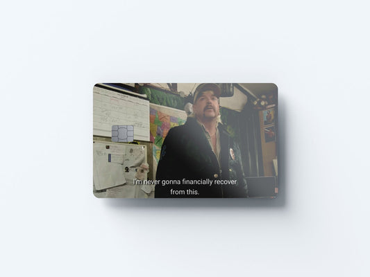 Tiger Design | Credit Card Sticker | Small Chip | Credit Card Skin