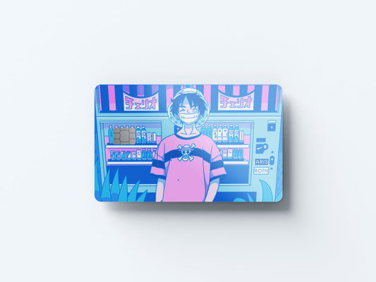 Tokyo Late Night Design | Credit Card Sticker | Small Chip | Credit Card Skin