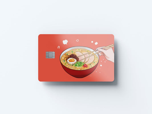 Tonkotsu Ramen Design | Credit Card Sticker | Small Chip | Credit Card Skin