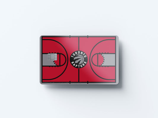 Toronto Raptors Courtside Design | Credit Card Sticker | Small Chip | Credit Card Skin