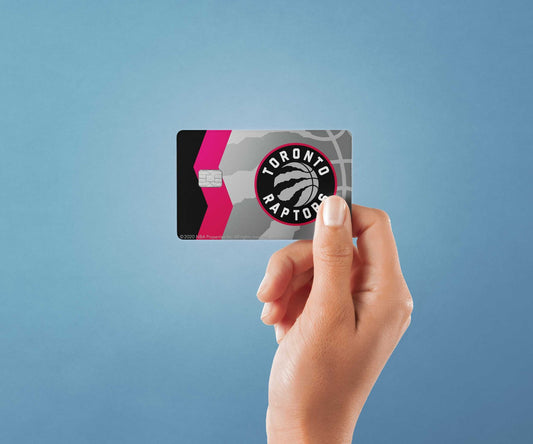 Toronto Raptors Crossover Design | Credit Card Sticker | Small Chip | Credit Card Skin