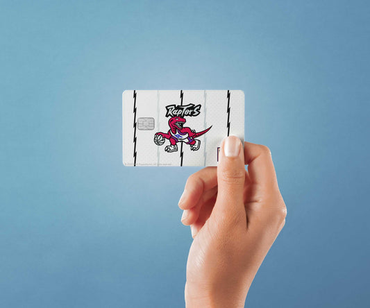 Toronto Raptors Home Hardwood Classics Design | Credit Card Sticker | Small Chip | Credit Card Skin