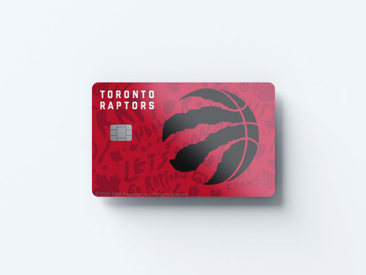 Toronto Raptors Team Mural Design | Credit Card Sticker | Small Chip | Credit Card Skin