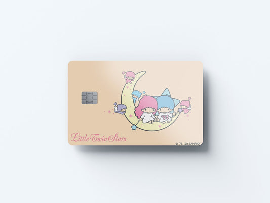 To the Moon Design | Credit Card Sticker | Small Chip | Credit Card Skin