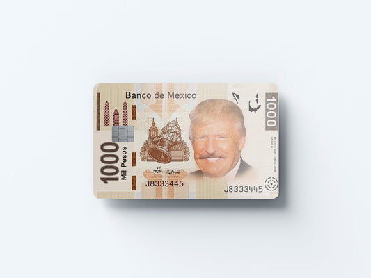 Watercolor trump o1000 design | credit card sticker | small chip | credit card skin for nursery and home wall decor.