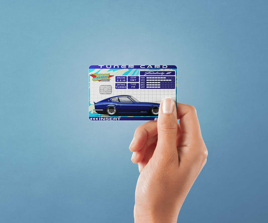 Tuner Card Fairlady Z Design | Credit Card Sticker | Small Chip | Credit Card Skin