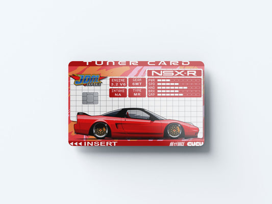 Tuner Card NSX R Design | Credit Card Sticker | Small Chip | Credit Card Skin
