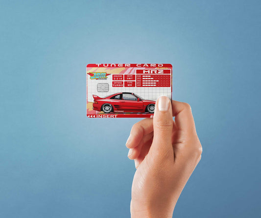 Tuner Card SW20 MR2 Design | Credit Card Sticker | Small Chip | Credit Card Skin